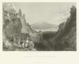 Approccio ad Antiochia da Aleppo, 1837
